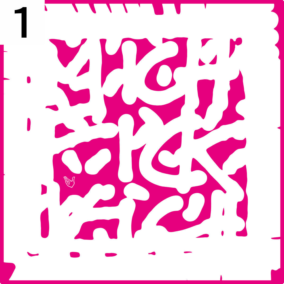 Siebdruck Nummer Eins